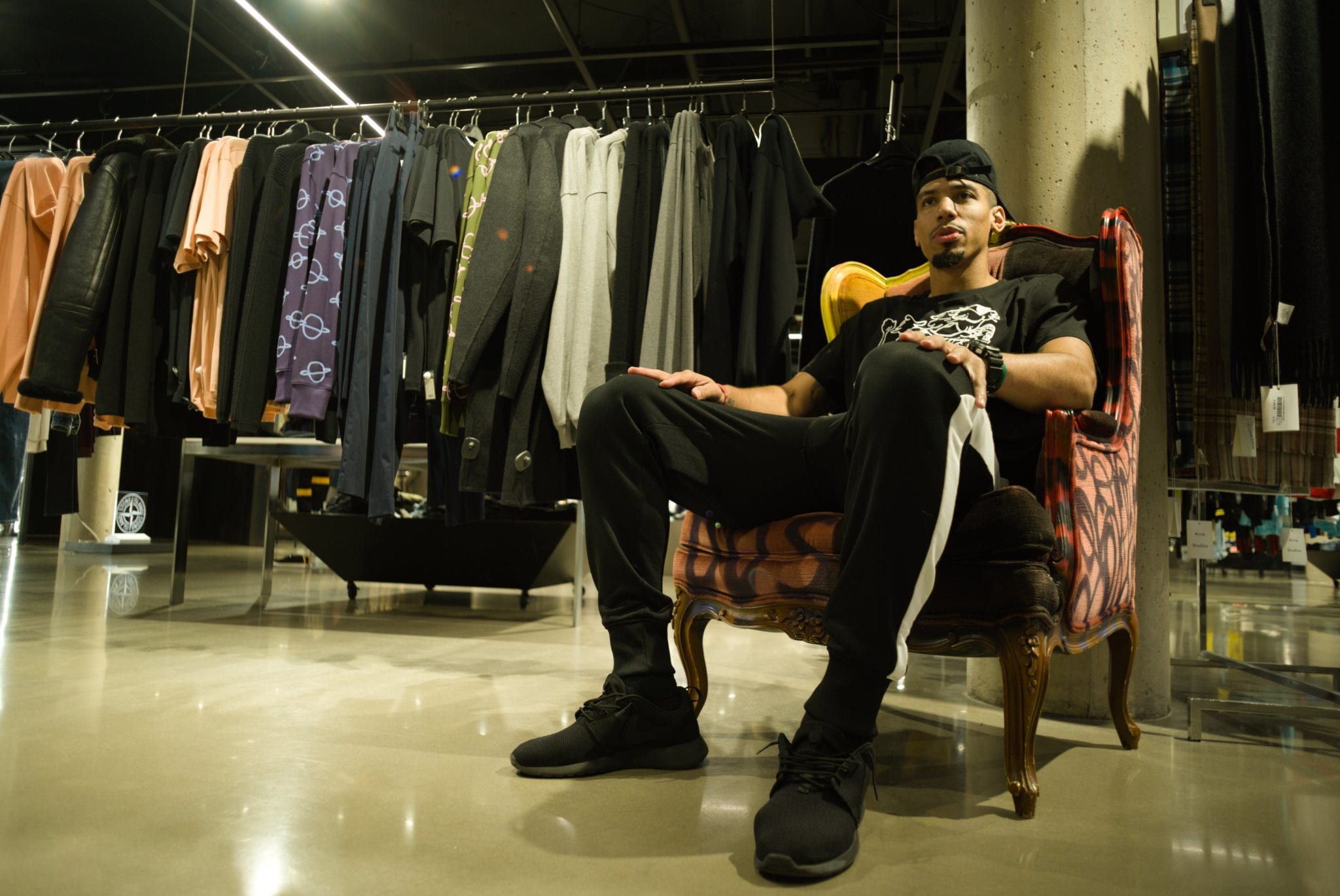 Danny Green kicks back at TNT - The New Trend in Toronto, Canada. (Elijah Marchand)