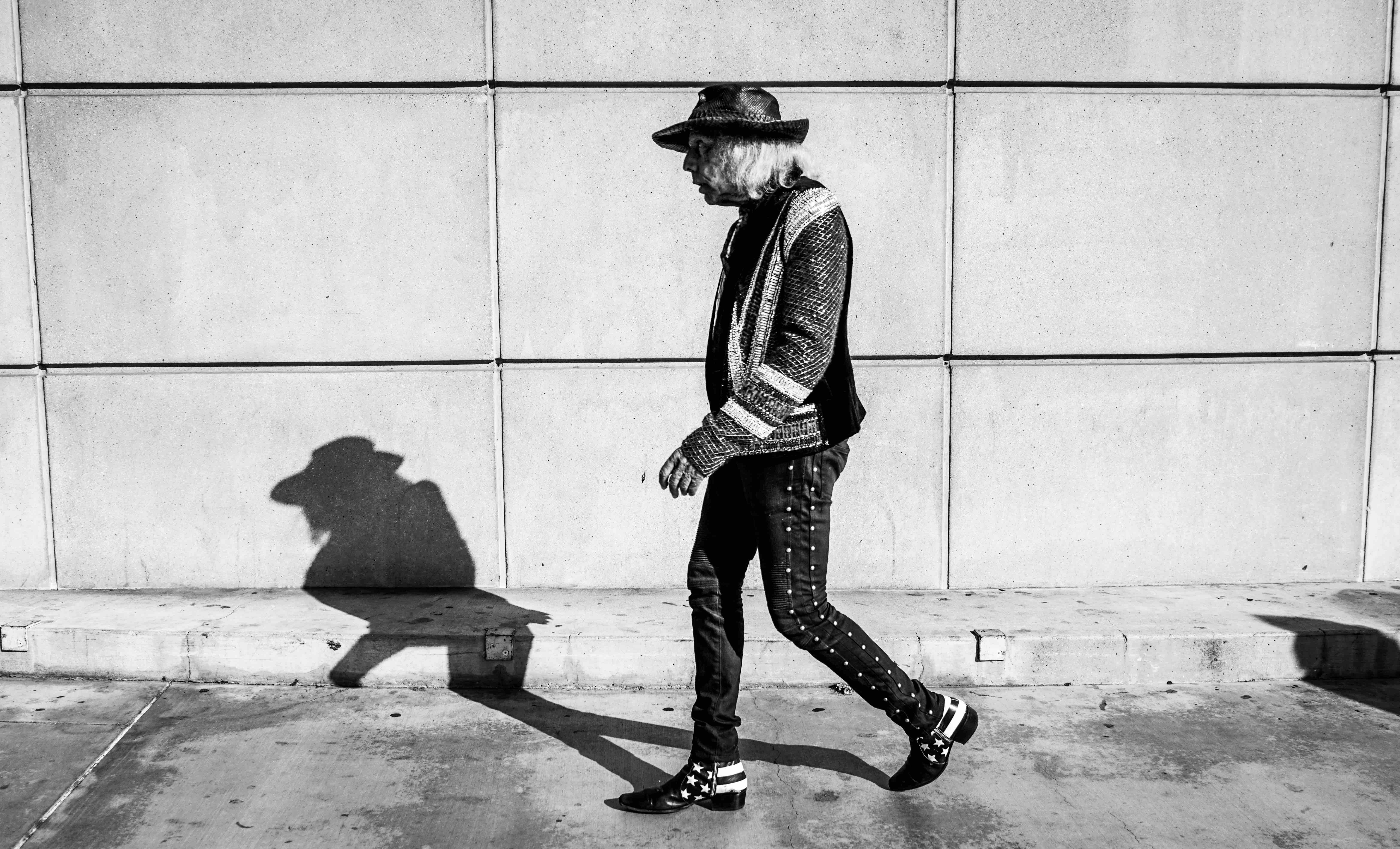 James Goldstein outfit walking