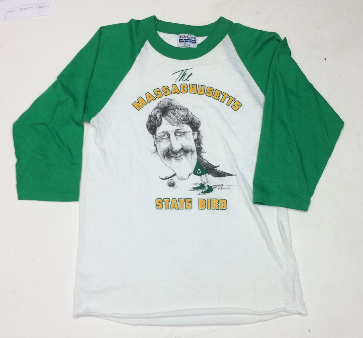 larry bird caricature shirt